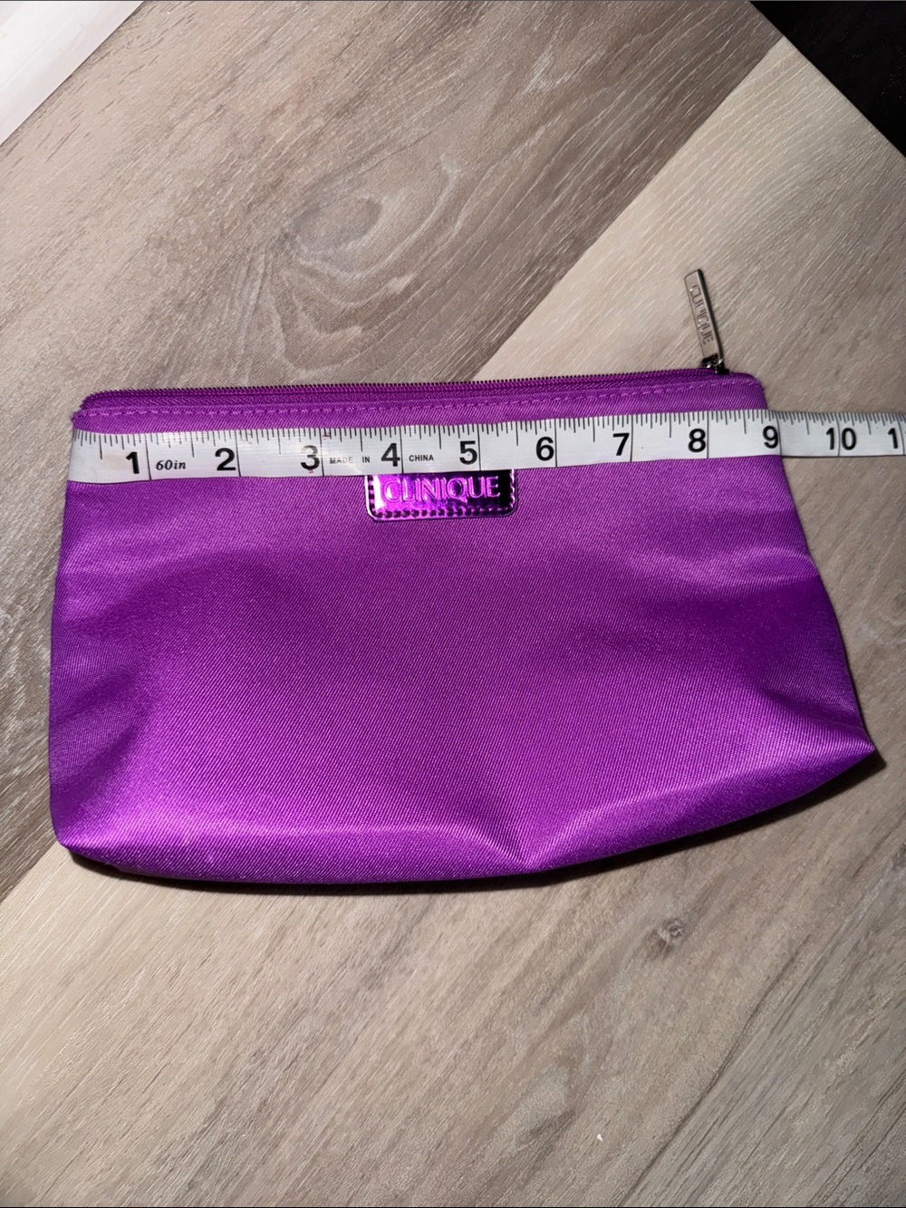 Clinique Bright Purple Zip Cosmetic Case - Picture 3 of 4